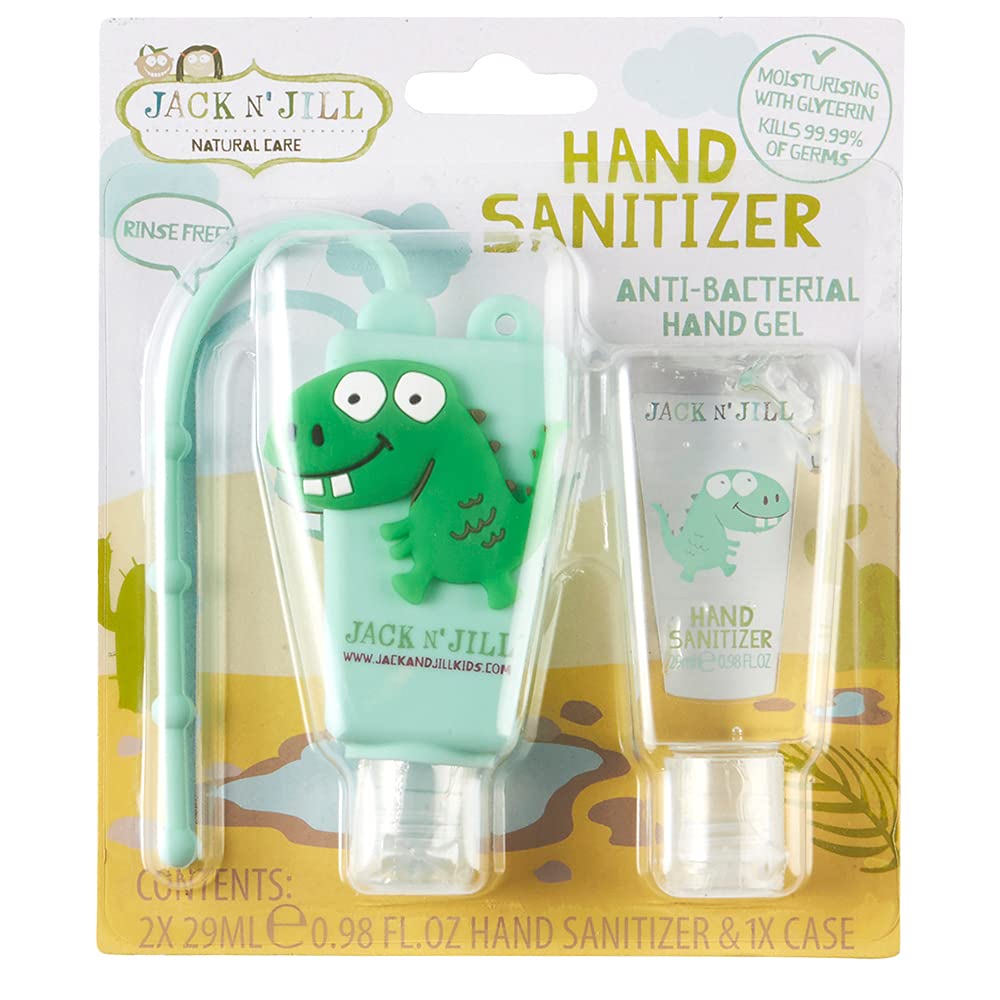 Jack n Jill Hand Sanitiser with case Green 05/2023